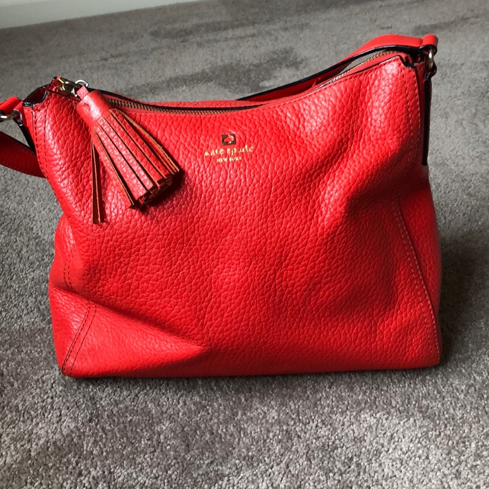 Kate Spade Tassled Zipper Shoulder Bag